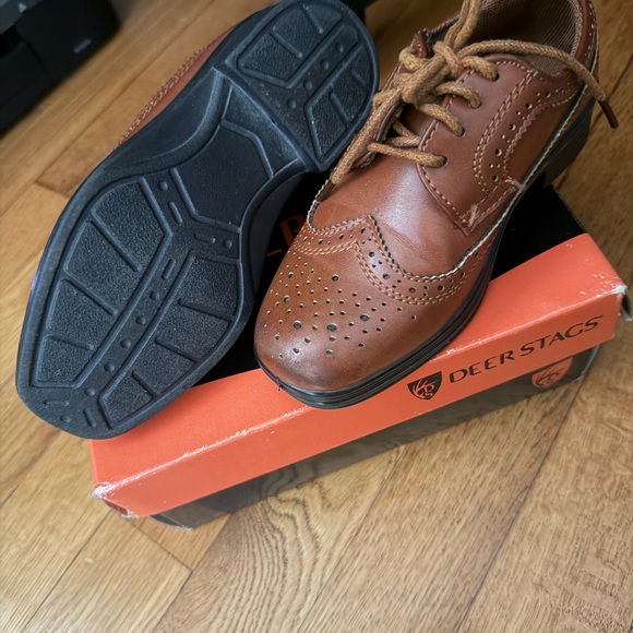 Deer Stags Toddler Tan Oxford Derbys - Picture 3 of 3